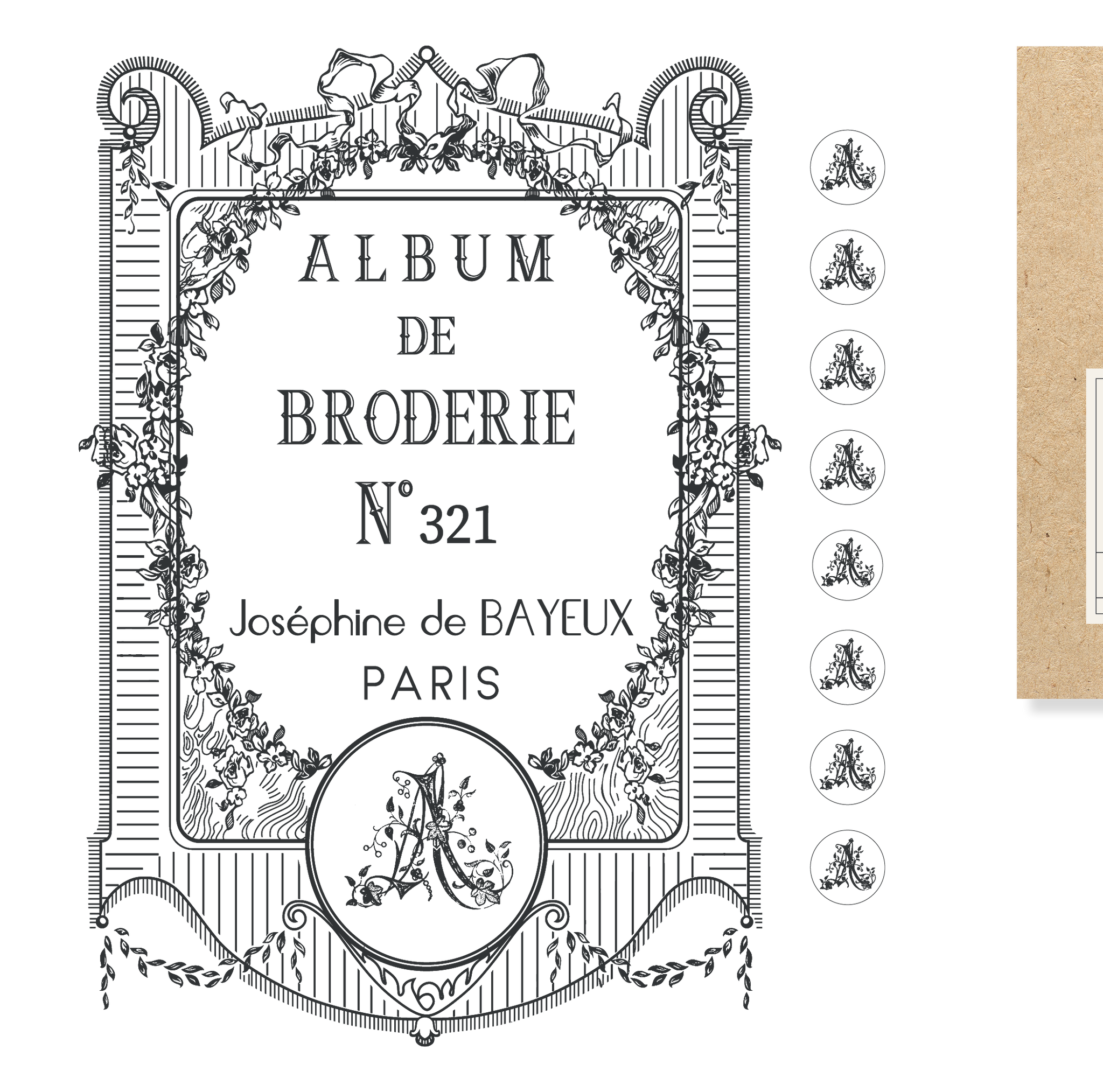 004 - ALBUM DE BRODERIE / EMBROIDERY ALBUM