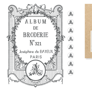 004 - ALBUM DE BRODERIE / EMBROIDERY ALBUM